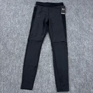 NEW Under Armour UA Qualifier Cold Tights Women's Small Black Full Length Run